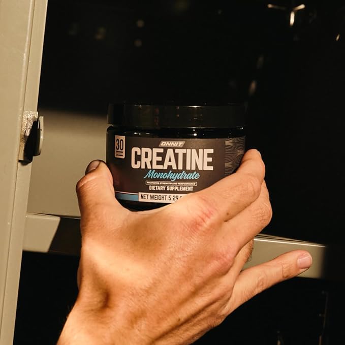 ONNIT Creatine Monohydrate Powder – 5g Premium Creatine for Muscle Strength, Power & Lean Mass, Supports Brain Health & Cellular Energy, Unflavored, 30 Servings, 5.29 oz (3-Pack)