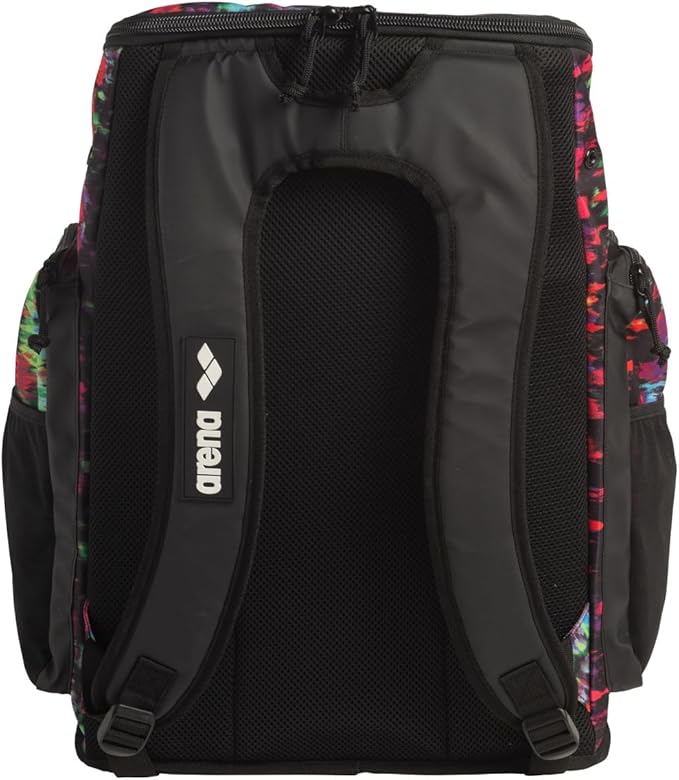 ARENA Spiky III Backpack 45 Swimming Athlete Sports Gym Rucksack Large Training Gear Equipment Swim Bag for Men and Women, 45 Liters, Tie Dye