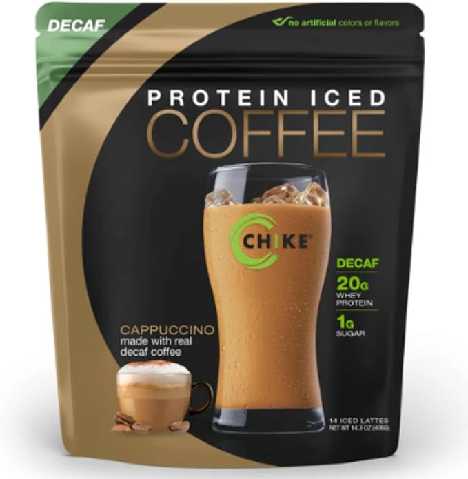 CHIKE Decaf Cappuccino Protein Coffee