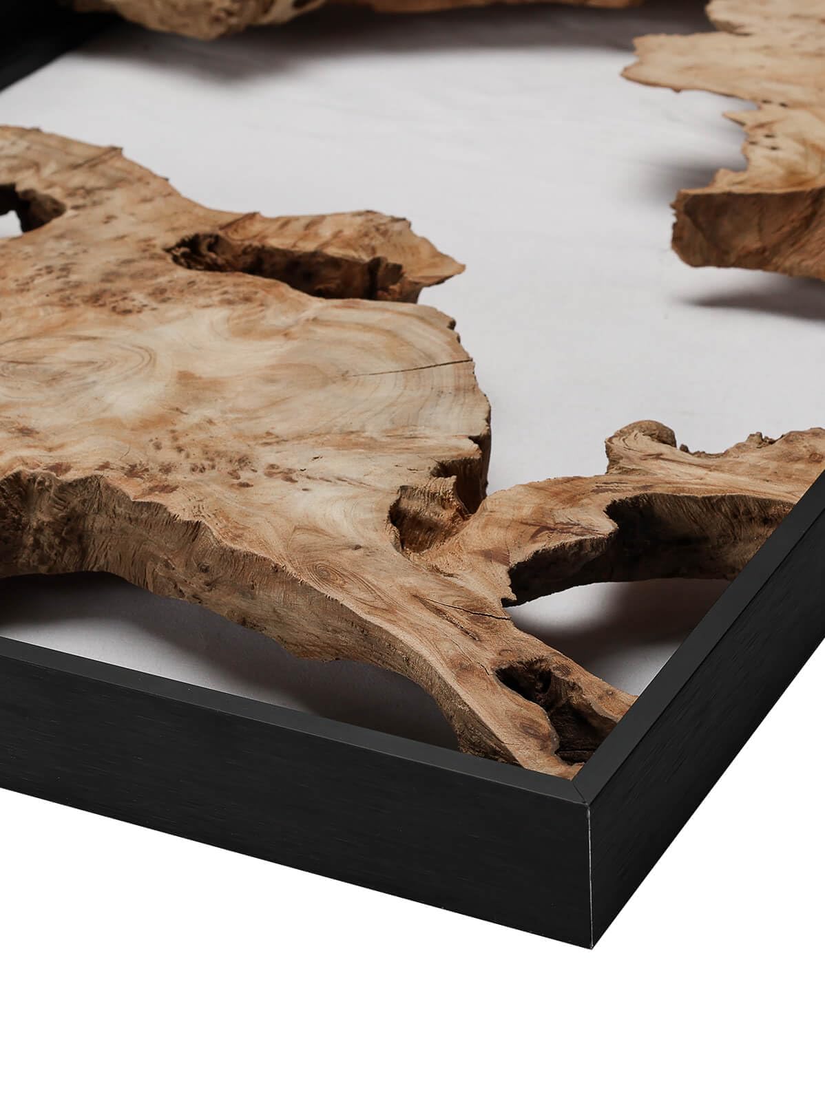 24''x16''Rustic Wood Wall Decor - Handcrafted Live Edge Wooden Art for Farmhouse Living Room, Bedroom, Kitchen, or Office - Unique Natural Design
