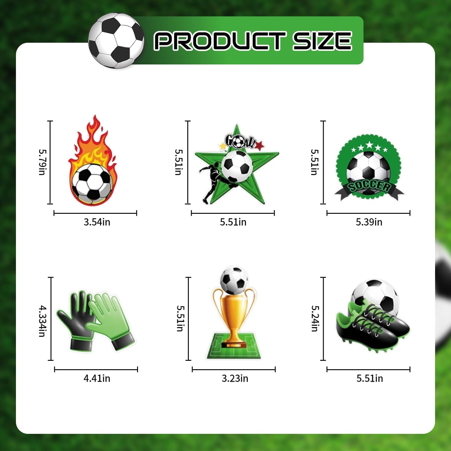 24Pcs Oiuyamn Soccer Party Decoration, Sports Theme Hanging Ceiling Spirals, Soccer Hanging Swirls Decor, Football Theme Birthday Party Supplies for Boys