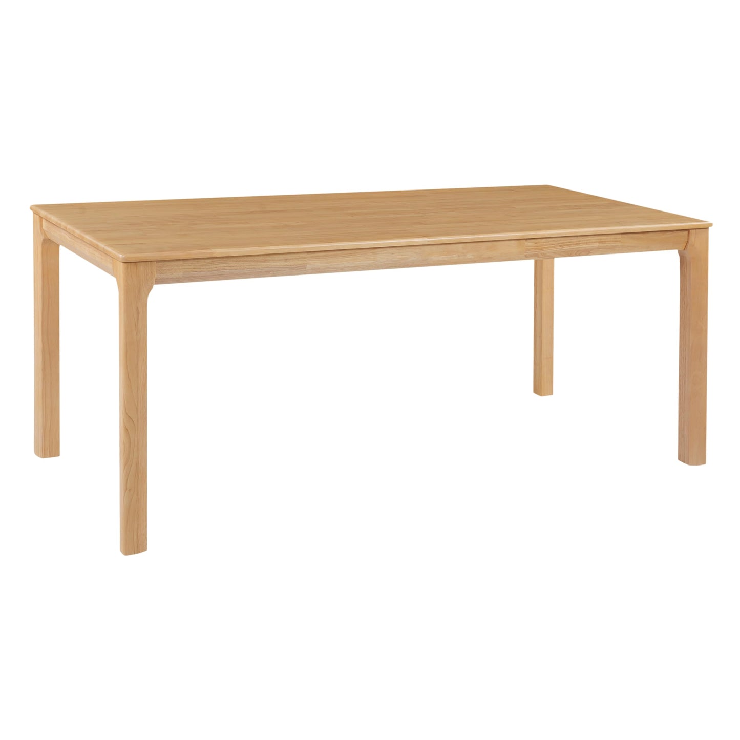 Christopher Knight Home Ace 70.28'L Solid Wood Dining Table for 6-8 People, Rubber Wood Dining Room Table, Minimalist Modern Rectangular Kitchen Table, Easy Assembly Dining Room Furniture, Natural