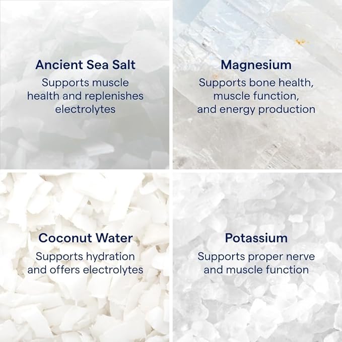 Trace Minerals ZeroLyte - Sodium & Electrolyte Replenishment - Energy & Hydration Support Drink Powder - Nerve & Muscle Function Support - Salty Citrus, 30 Packets (30 Servings)