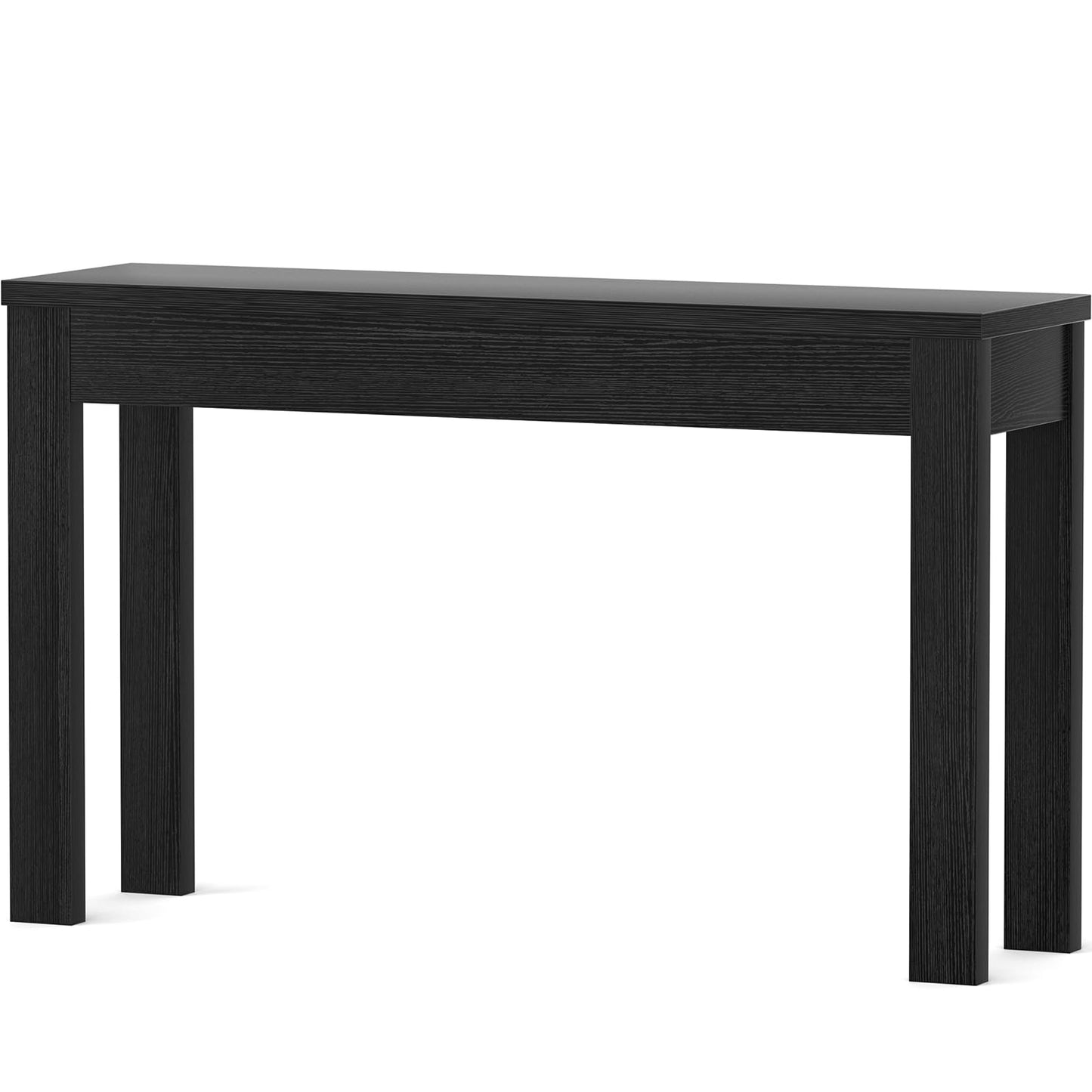 Armocity Console Table, 47" Farmhouse Wood Entryway Table, Sofa Tables Narrow Long Behind Couch, Entry Table for Entrance, Hallway, Living Room, Embossed Black