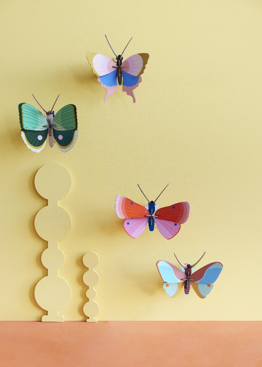 STUDIO ROOF, Wall Art Butterfly, Fern Striped Butterfly, Eco-Friendly & Creative Gift