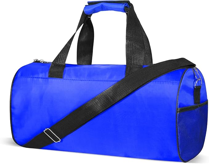 C&F BOGMOST Small Gym Bag for Travel & Duffel - 17 Inch Lightweight Carry On Bag for Men & Women, Mini Duffel Bag,Perfect for Sports, Weekend Trips, and Overnight Stays, Blue