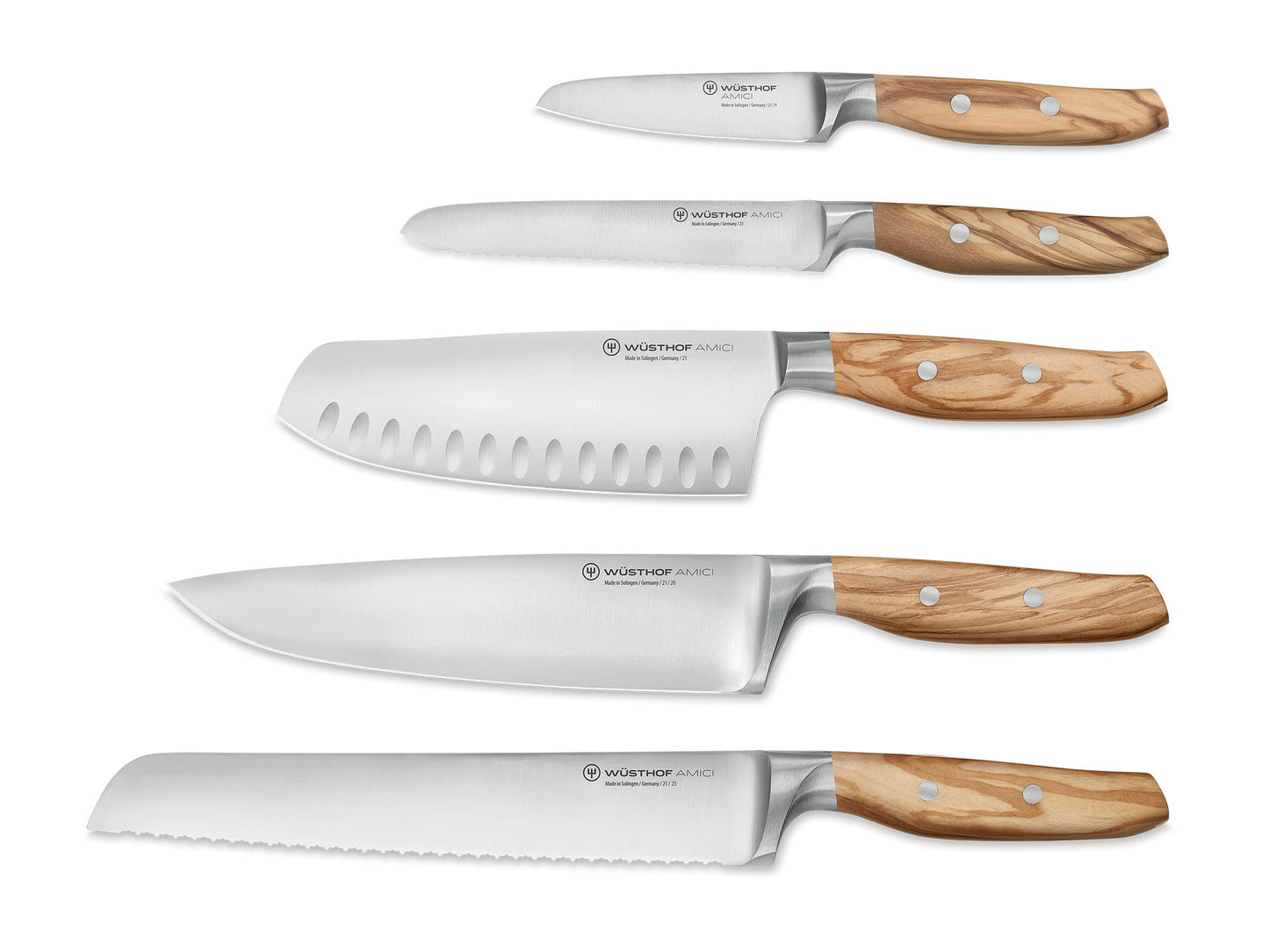 WÜSTHOF Amici 6-Piece Knife Block Set