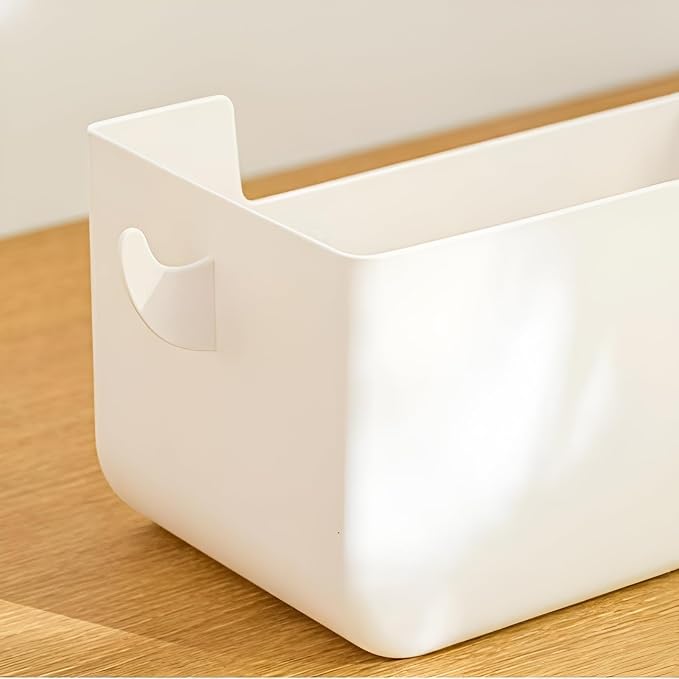Bunk Bed Shelf for Top Bunk Plastic Bedside Shelf Accessories for Kids Bunk Bed Caddy with Hooks For Bed Rail, White, 11 lbs Capacity