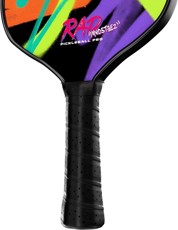 RAD Pro Pickleball Paddle Set – USAPA Approved – T700 Carbon Fiber Surface & 16mm Full-Cell Polypropylene Honeycomb Core for Power & Control – Includes Outdoor Pickleballs & Tote Bag