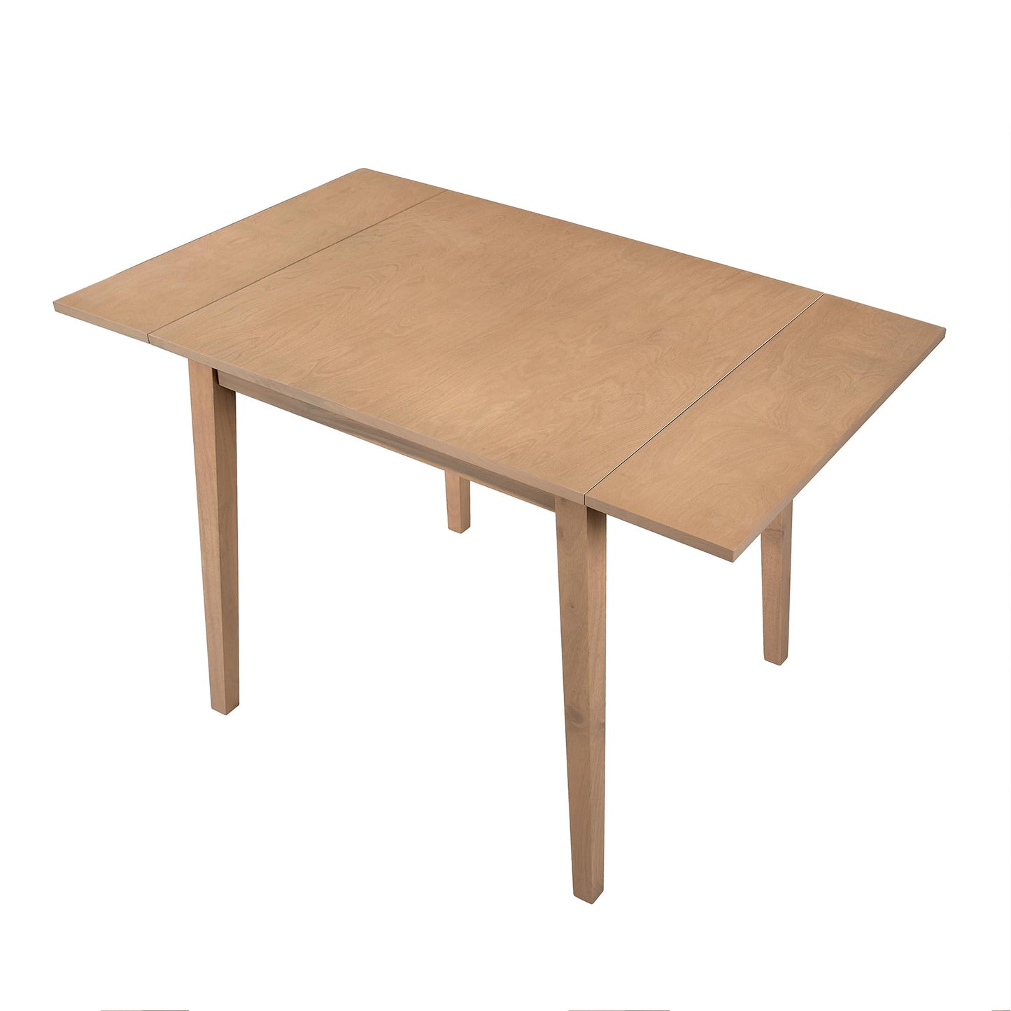 Merax Wooden 29"- 45" Folding Kitchen Table with Drop Leaf for Living Room, Kitchen, Dining Room, Small Space, Natural