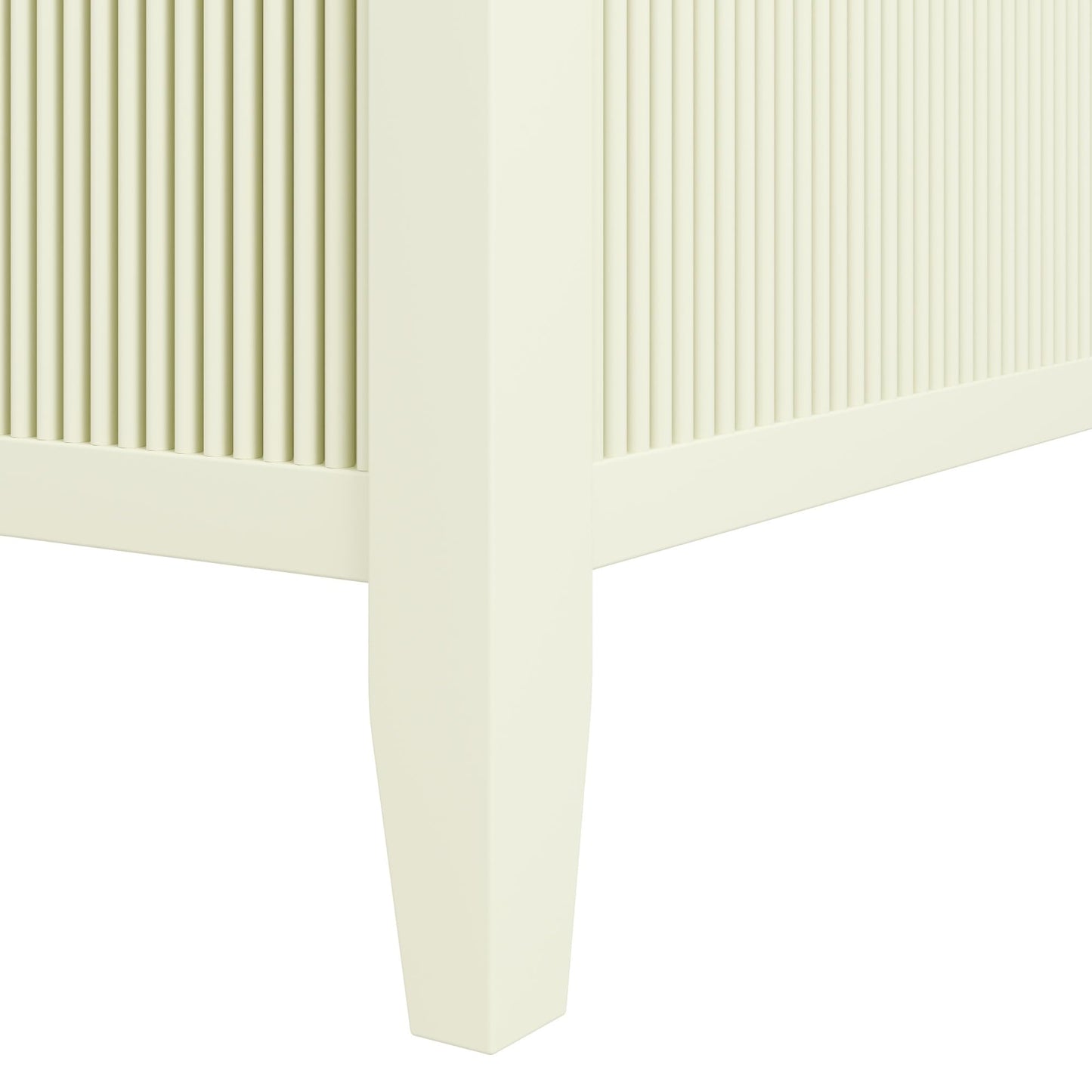 Merax Modern Luxury King Size Wooden Canopy Bed Frame with Headboard, Slats Support, Wood 4 Poster Bed Frame, No Box Spring Needed, Contemporary Bedroom Furniture, Beige