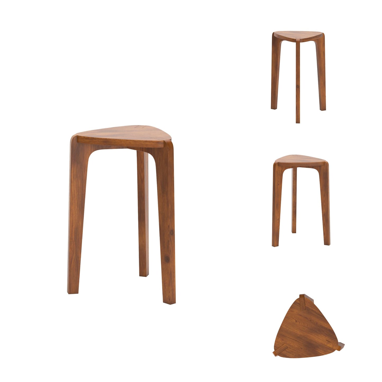 Signature Design by Ashley Brynnleigh Contemporary Nesting Accent Table, Set of 2, Light Brown
