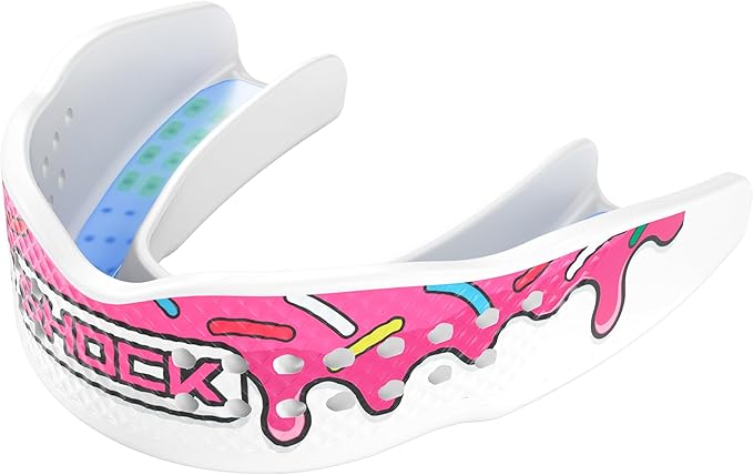 Shock Doctor Sports Mouth Guard, Breathable Low Profile Custom Fit, Basketball, Football, Lacrosse, Hockey & More