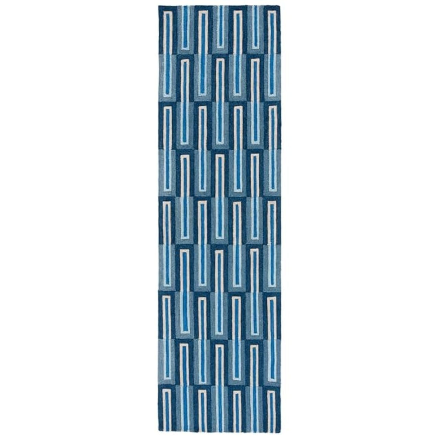 TTC THREAD & TEXTURE CARPET Hand Tufted Area Rug Soft Wool Carpet with Cotton Backing Elegant Home & Office Floor Décor Weight- (9 Pound) 3' x 5' (Rectangular) Blue1