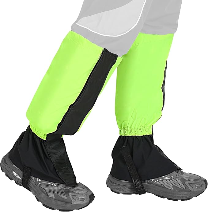 INNOLIFE Unisex Waterproof Snowproof Outdoor Hiking Walking Gaiters Climbing Hunting Snow Legging Leg Cover Wraps