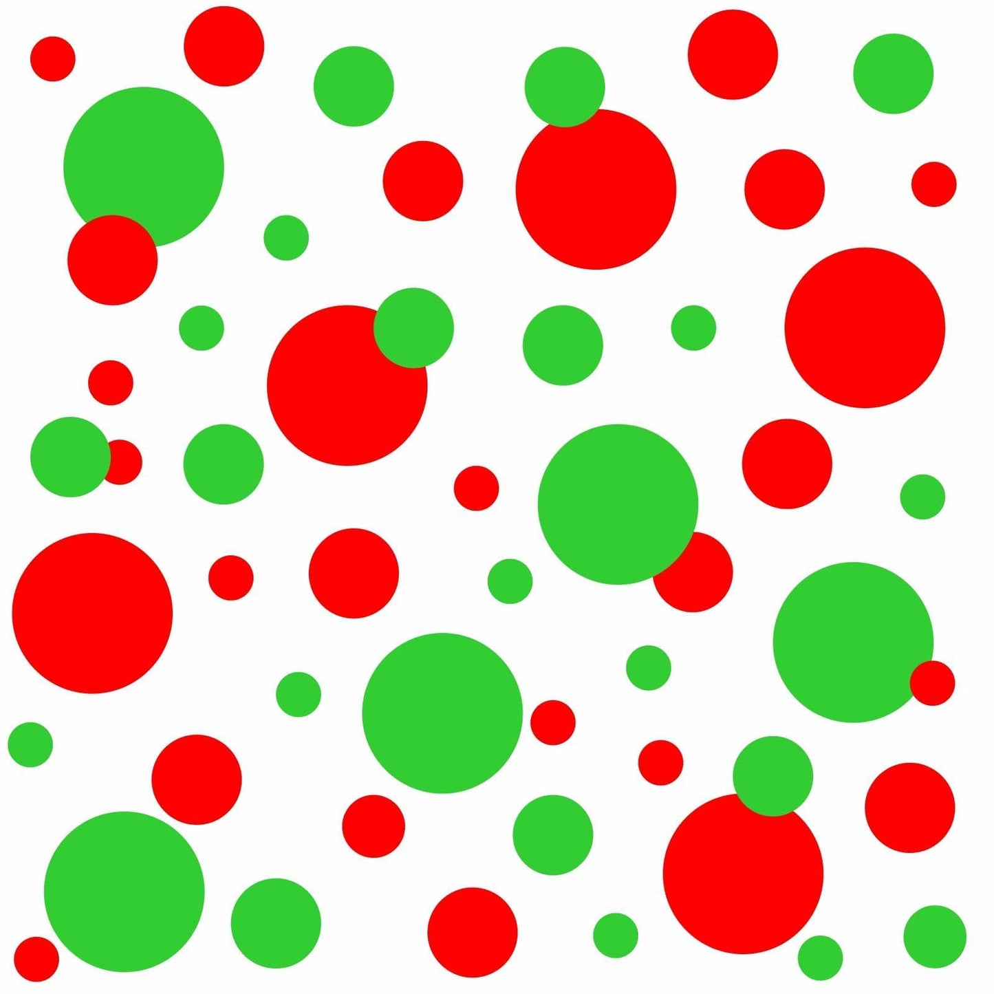 Polka Dots Wall Decal Christmas Wall Decals Lime Green Red Vinyl Stickers Dots Decals Living Room Art Murals Xmas Home Decoration Indoor Rainbow Christmas Circle Stickers Peel and Stick Decal