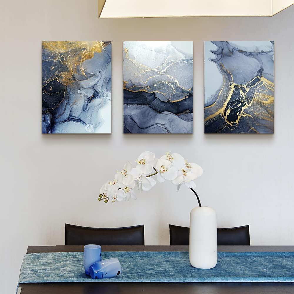 Abstract Wall Decor For Living Room Bedroom Wall Art Paintings Abstract Ink Painting Wall Artworks Hang Pictures For Office Decoration, 20x28inch/Piece, 3 Panels Bathroom Home Decorations Posters
