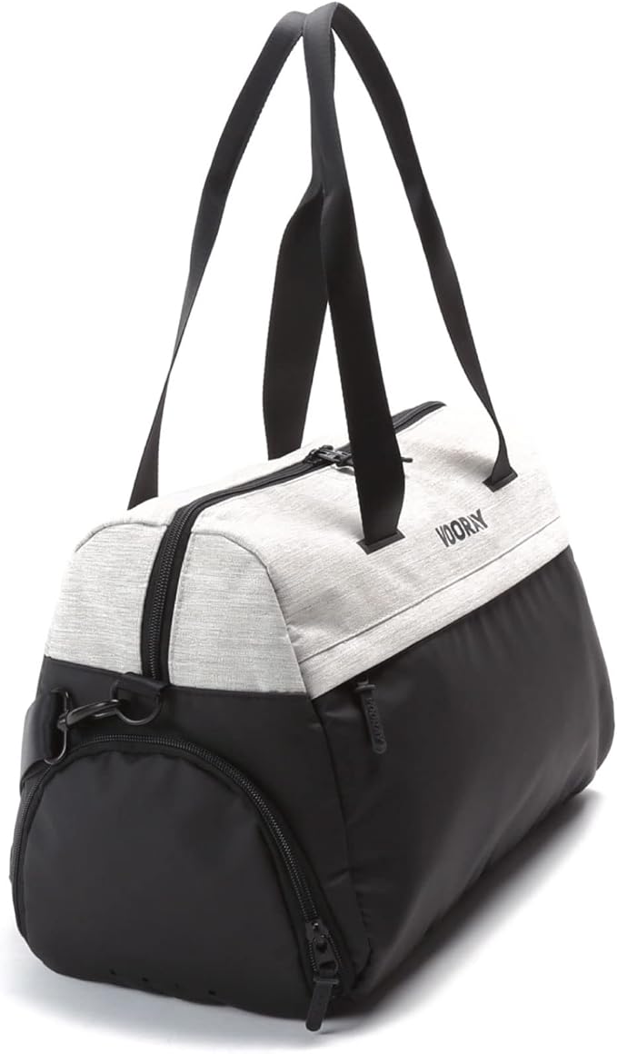 Vooray 25L Trainer Duffel Bag ??Lightweight Travel Duffel for Women and Men with Shoe Pocket, Workout Bag, Weekender for Overnight, Football, Traveling, or Hospital Use