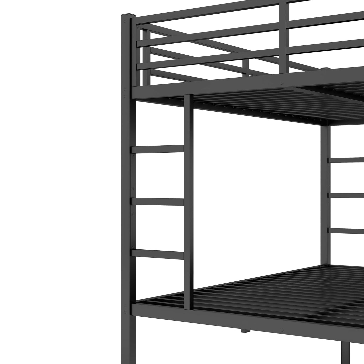 Bellemave Queen Over Queen Bunk Bed for Adults