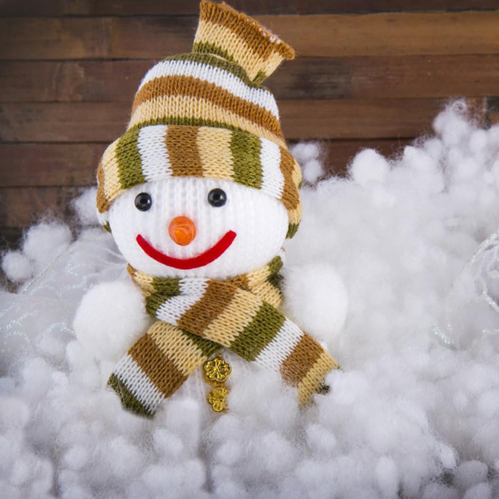 Christmas Fake Snow Decor, 1LB/500g Flame-Resistant & Hypoallergenic Artificial Snow Cotton, Vacuum Sealed for Easy Fluffing, Perfect for Christmas Villages, Mantels, Tree Skirts & Winter Decorations