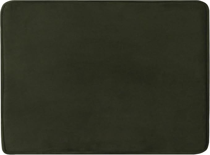 Spatial Order Home Decor | Dinah Collection Modern Storage Ottoman | Ottoman with Storage for Living Room & Bedroom(Loden Green Velvet)