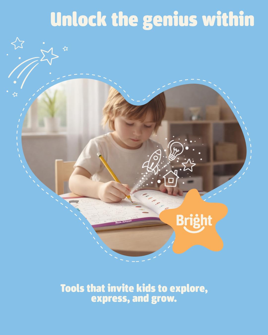 Bright Autism Tap-Tap Touch Sensory Lights – Dimmable Room Lighting for Therapeutic & Educational Play. Visual & Tactile Soothing LED Stimulation. Perfect Addition to Your Child's Bedroom (6pcs)