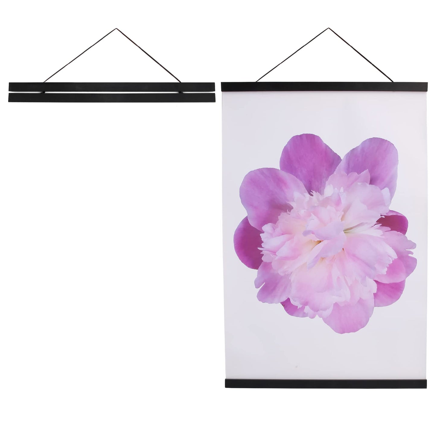 Aynoo Magnetic Poster Hanger Frame, 16x24 16x22 16x20 Picture Frame Hanger, 16 Inch Magnet Poster Frame,Black