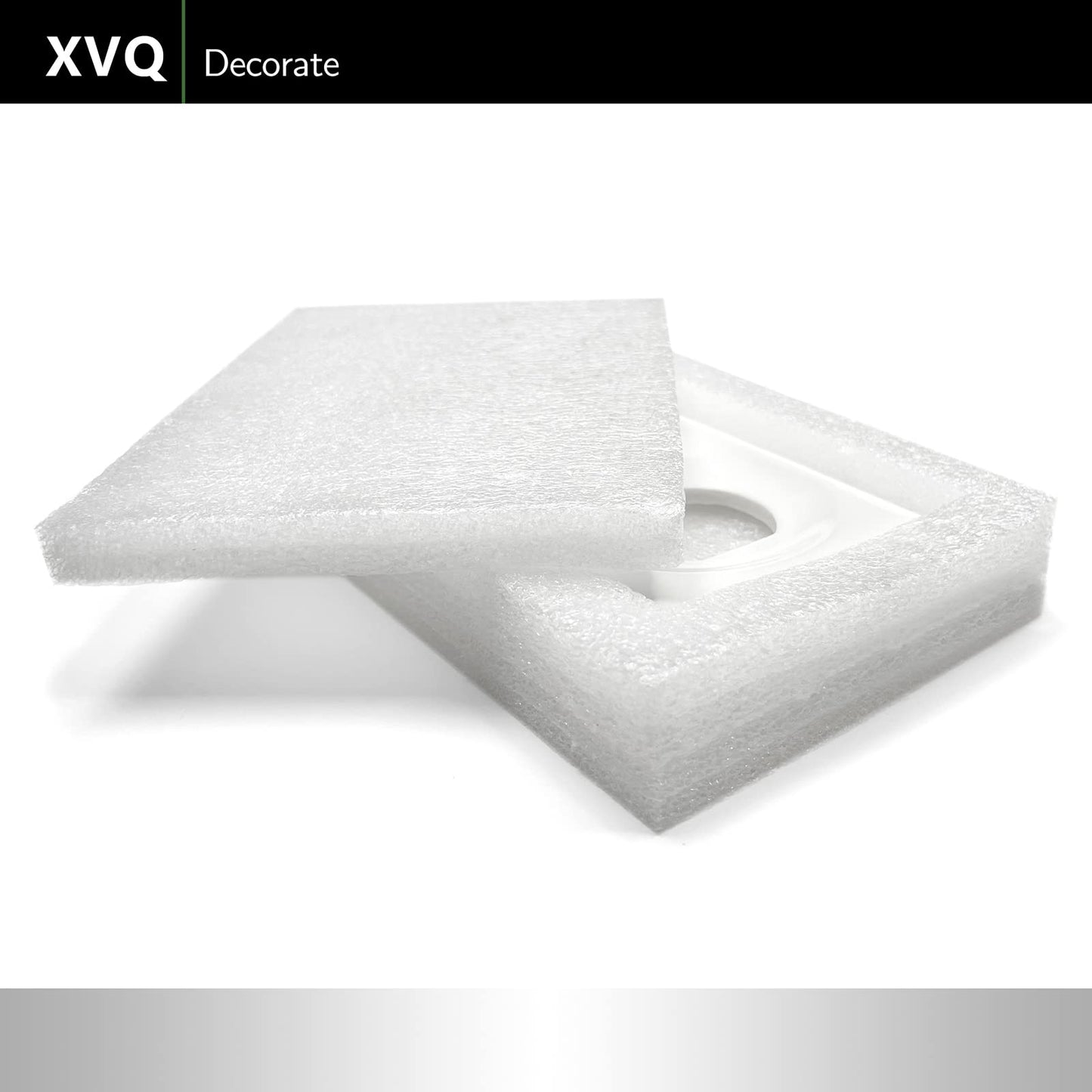 XVQ Ceramic Switch Plates Outlet Covers Switch Plate Cover White (Single Toggle)