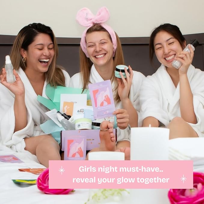 FACETORY K Beauty Face Mask Skin Care ??Radiance & Hydration Sheet Mask for Radiant Skin (5 Pack) | Bachelorette Favors & Girls Night Must-Have