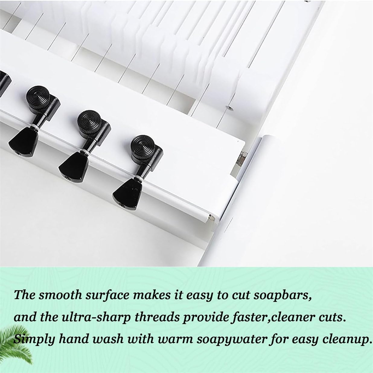 Adjustable Multi-Wire Soap Cutter for Homemade Soap, Precise Thickness Control for DIY Craft Soap and Candle Slicing, Easy Size Adjustment for Handmade Soap