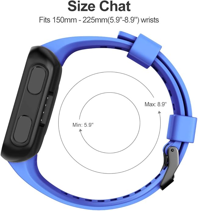 Compatible with Garmin Forerunner 35 Band,Solf Silicone Replacement Bands for Garmin Forerunner 35 Watch