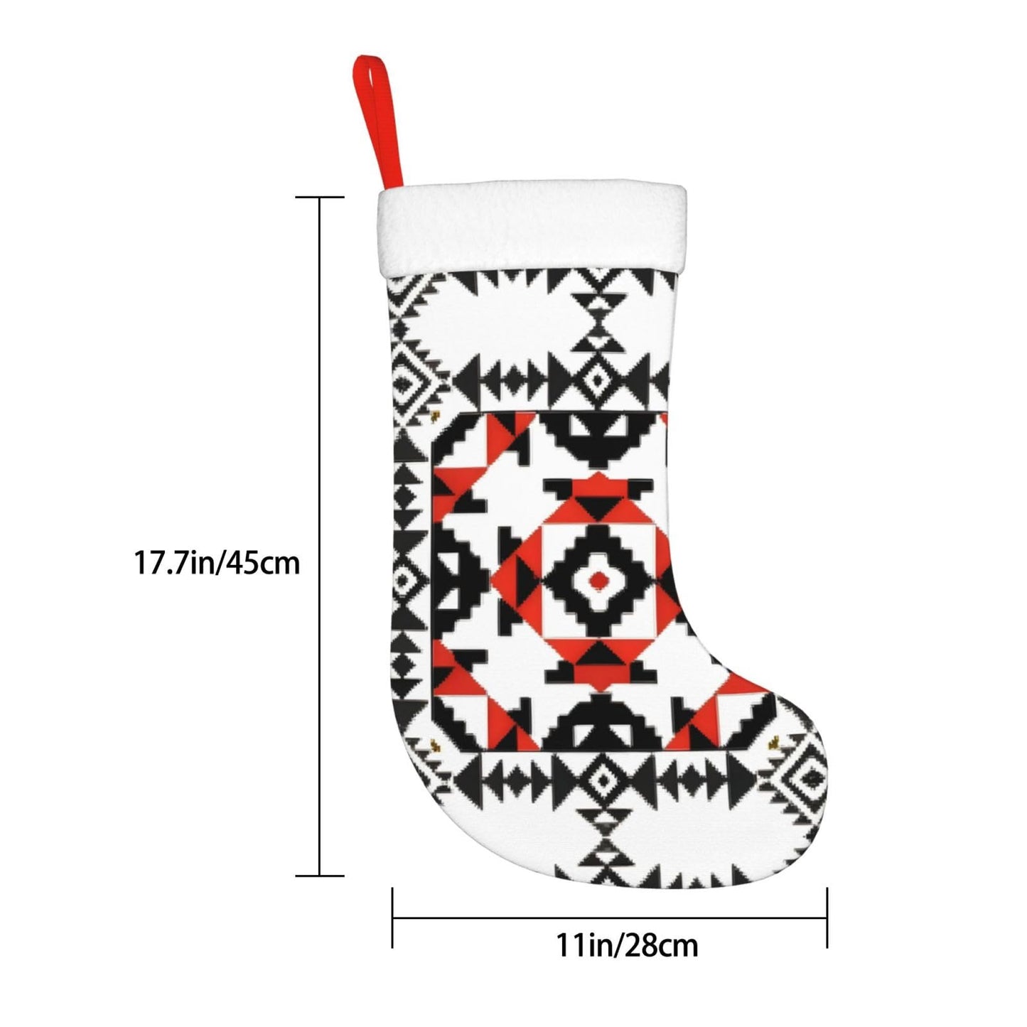 UUIKLPOL Decorative Art Print Holiday Decorative Socks,Classic Christmas Stockings Festive Ornaments,Joyful Season Socks