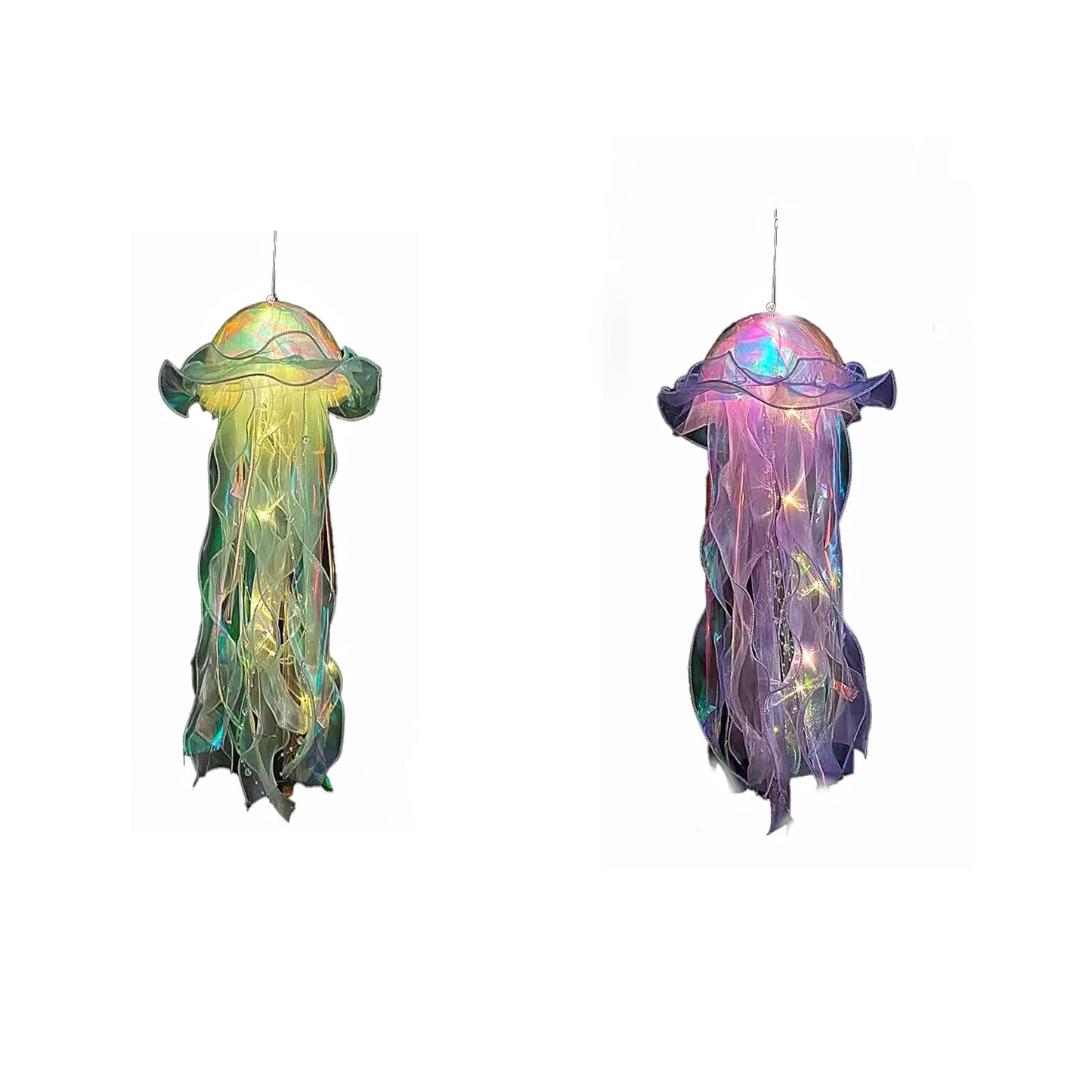 Jellyfish Hanging Decor,Room Decor, Set of 5,Under the sea Party Decorations,Jellyfish Kit for Under The Sea Little Mermaid Party Decoration RPS-IND