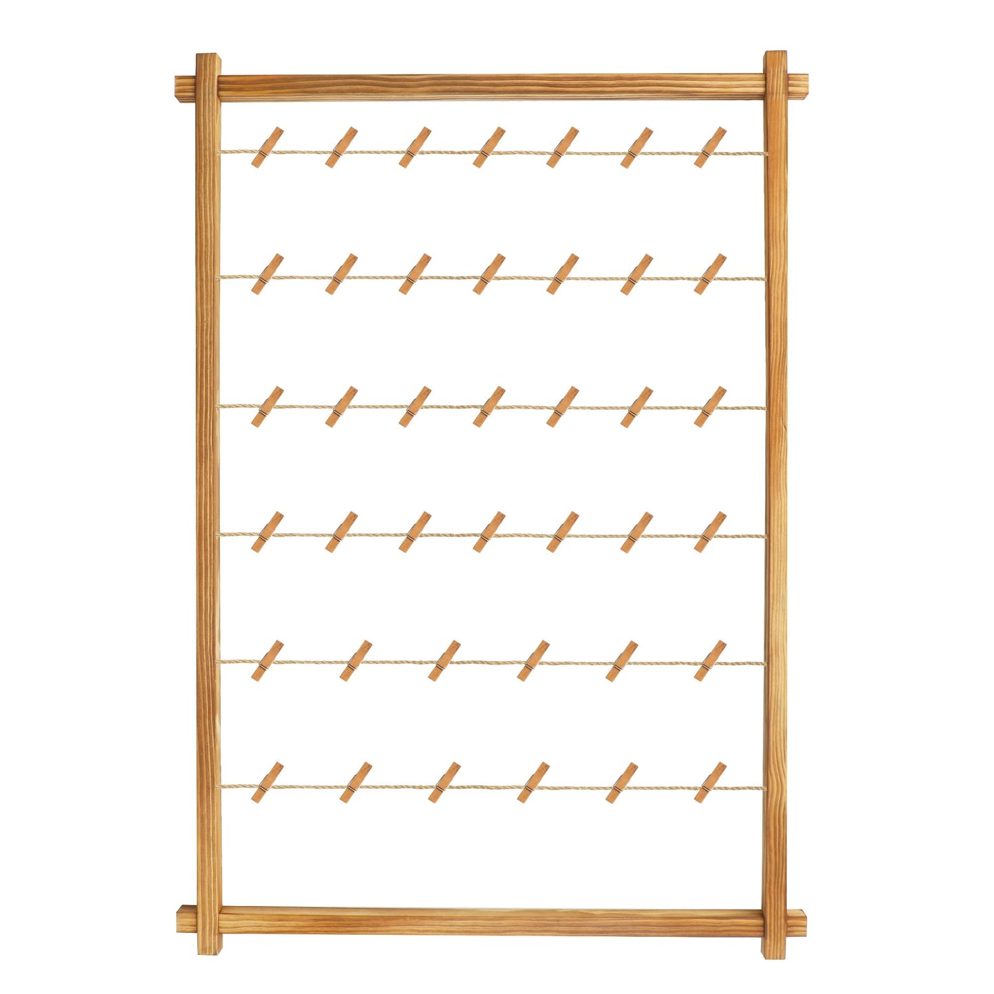 Collage Picture Frame,Photo Display Board with Clips,Hanging Pictures Frames Photos Wall Decor for Wedding Graduation Party Birthday Greeting Letter Postcards Christmas Cards Holder Organizer,39 inch
