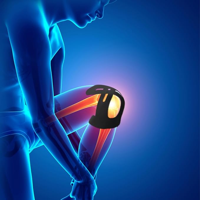 IEADEN Precut Kinesiology Tape for Knees, 20 Pcs, 5 Colors - Knee Support & Stability, Knee Pain Relief Athletic Tape - Waterproof & Elastic, Breathable Hypoallergenic Latex-Free Tape