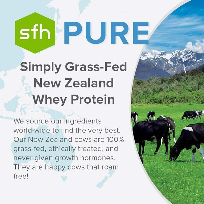 SFH Health & Wellness Bundle Pure Whey Chocolate Protein Powder and Super Omega 3 Fish Oil