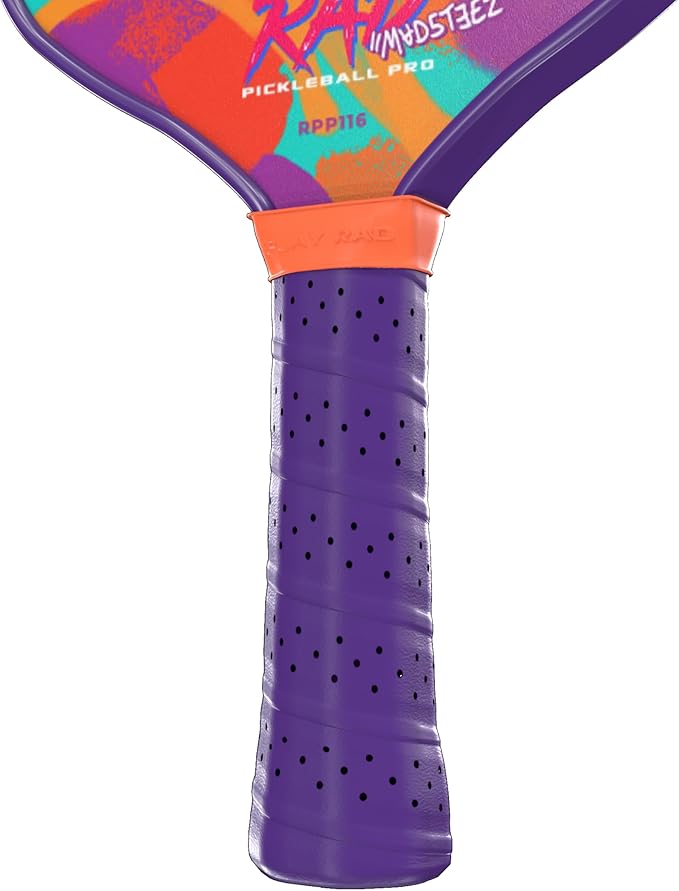 RAD Pro Pickleball Paddle Set – USAPA Approved – T700 Carbon Fiber Surface & 16mm Full-Cell Polypropylene Honeycomb Core for Power & Control – Includes Outdoor Pickleballs & Tote Bag