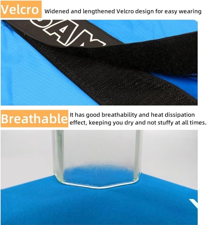 Waterproof Hiking Gaiters,Snow Boot Gaiters with Rubber Foot Strap,Lightweight and Adjustable,for Men and Women Hiking,Skiing,Mountaineering,Walking,etc.