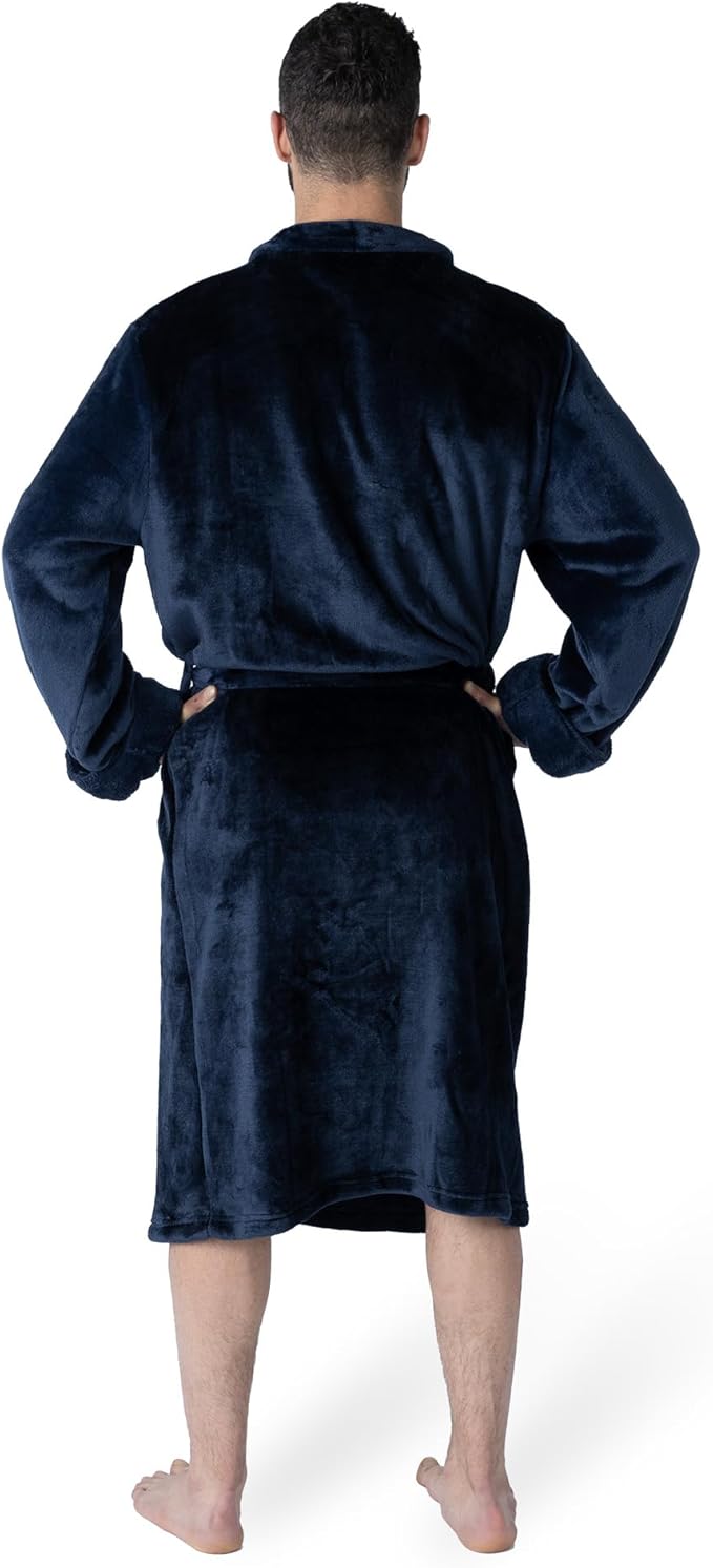 NFL Adult Unisex Silk Touch Bathrobe, Officially Licensed Loungewear, Soft Plush Polyester