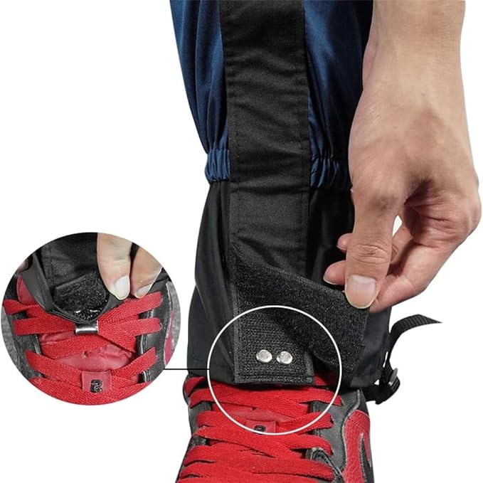 Gaiters for Hiking ??Waterproof and Breathable Leg Gaiters for Women and Men Boots, Adjustable Lightweight Shoes Gaiters for Hunting, Hiking, Mountaineering, Snow Gaiters for Hiking Boots