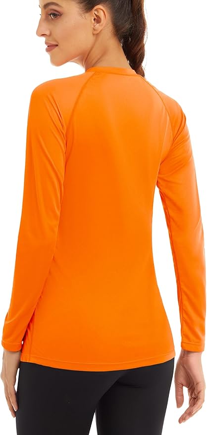 MAGCOMSEN Women's 2 Pack Long Sleeve Shirts UPF 50+ Sun Protection Quick Dry Swim Shirt for Rash Guard Fishing Workout