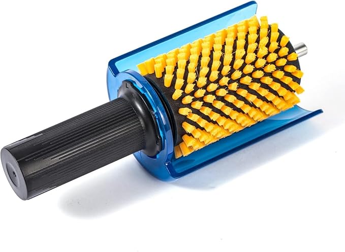 XCMAN Ski Roto Brush Kit Roto Brush Handle Axle with All 3 Brushes:Nylon,Horsehiar,Brass/Cork