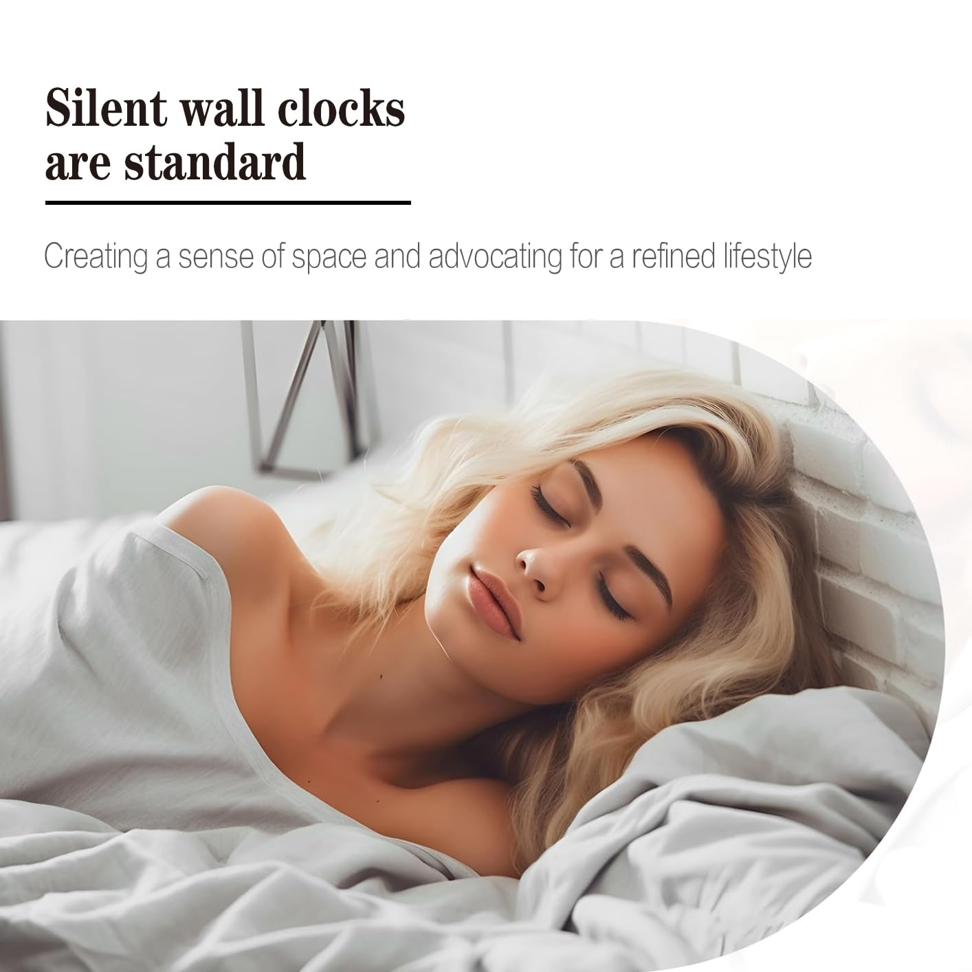 LIYUANSI Artistic Flower-Shaped Wall Clock, Modern Minimalist Metal Wall Decor for Living Room, Bedroom, Office, 24"x34.5" Elegant Petal Design, Silent Quartz Movement