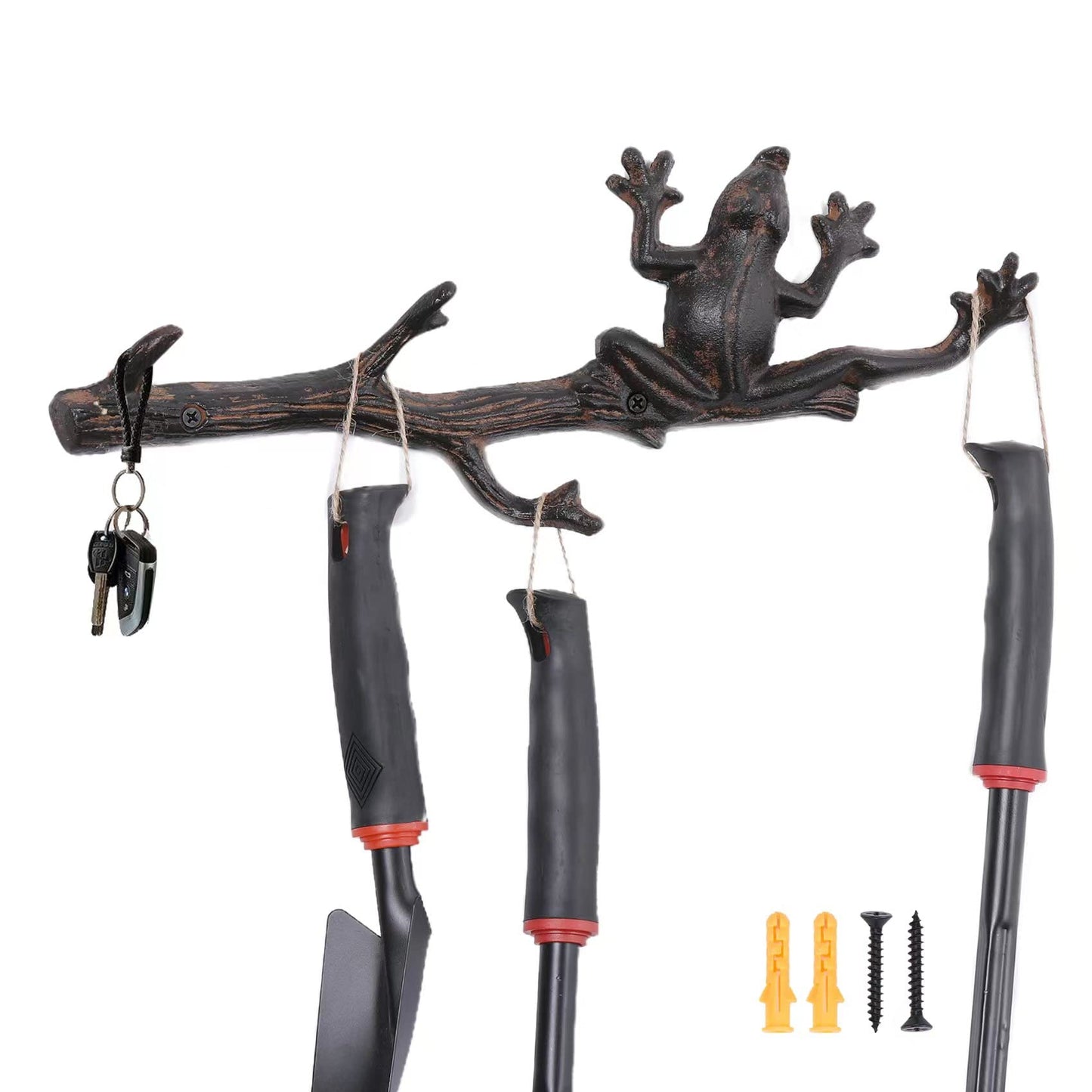 Gudoesy Wall Hooks，Decorative Wall Hooks，Rustic Decorative Coat Hooks for Hanging