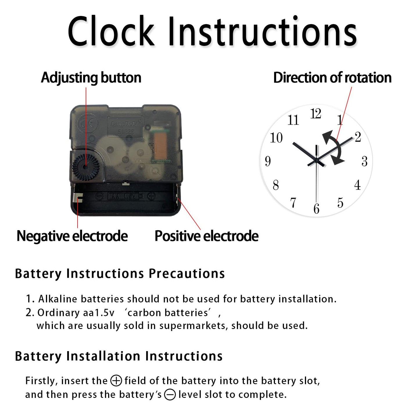 Constantplanet Blue Wall Clock for Bedroom 12 Inch Natural Landscape Round Analog Clock Battery Operated Moon Wall Clock Non Ticking
