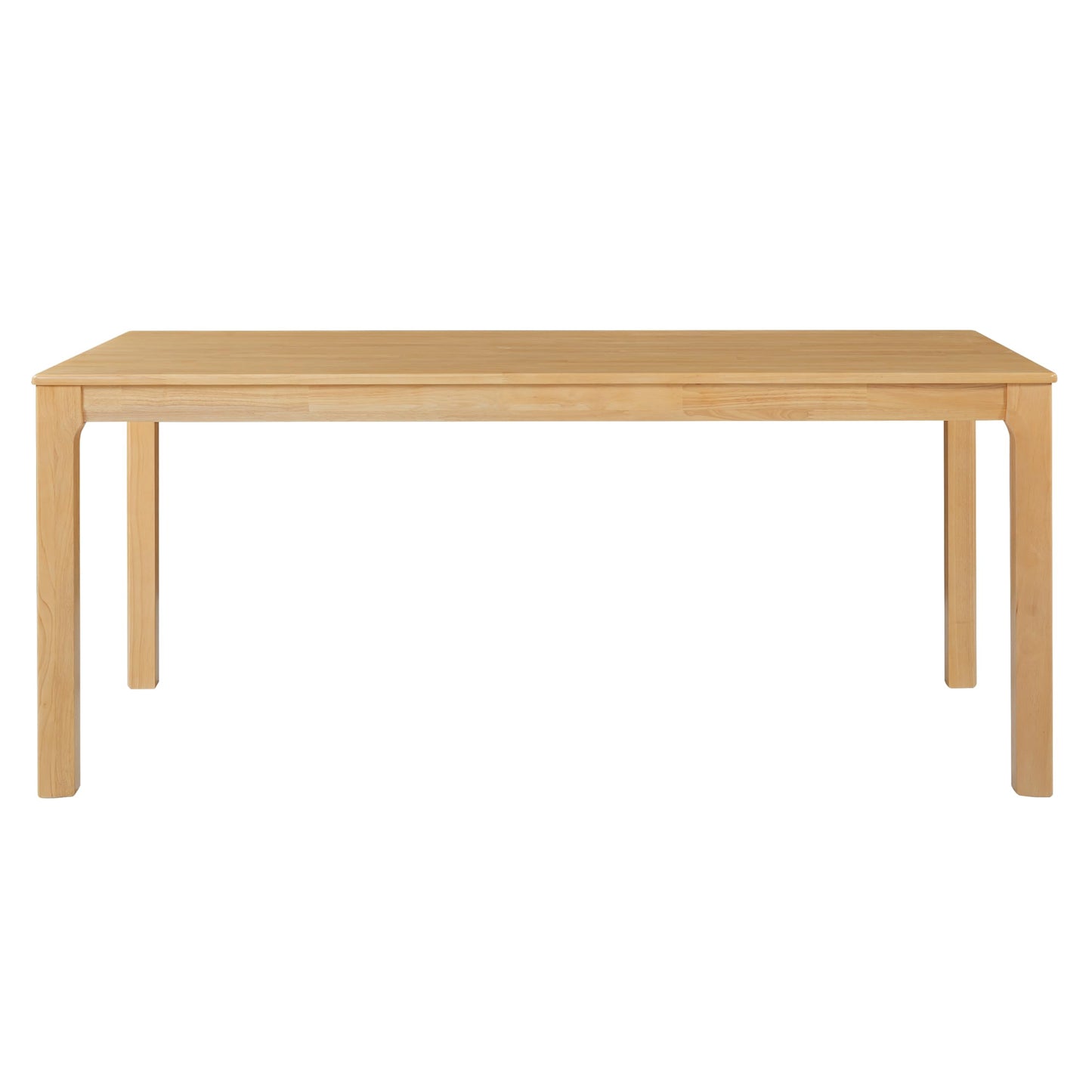 Christopher Knight Home Ace 70.28'L Solid Wood Dining Table for 6-8 People, Rubber Wood Dining Room Table, Minimalist Modern Rectangular Kitchen Table, Easy Assembly Dining Room Furniture, Natural