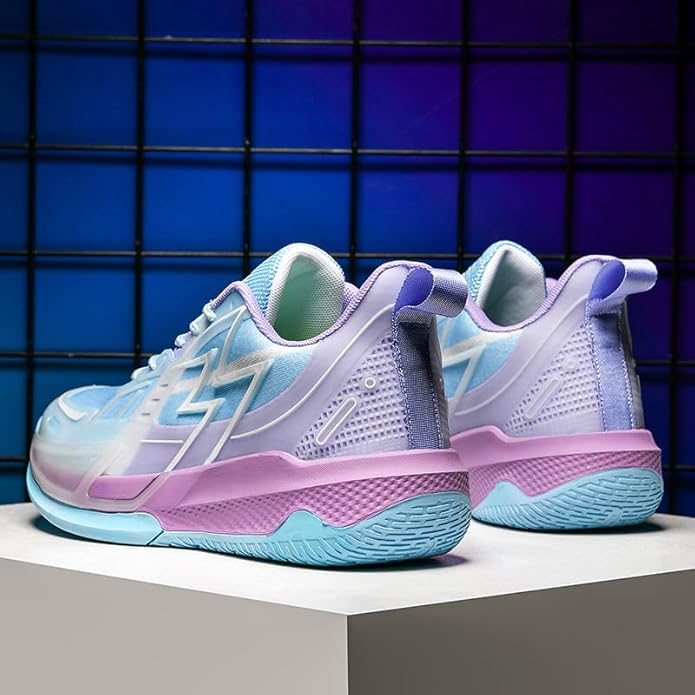 Women Basketball Shoes Fashion Sneakers Comfortable Unisex Athletic Lightweight Non Slip Outdoor Sport Volleyball Shoes