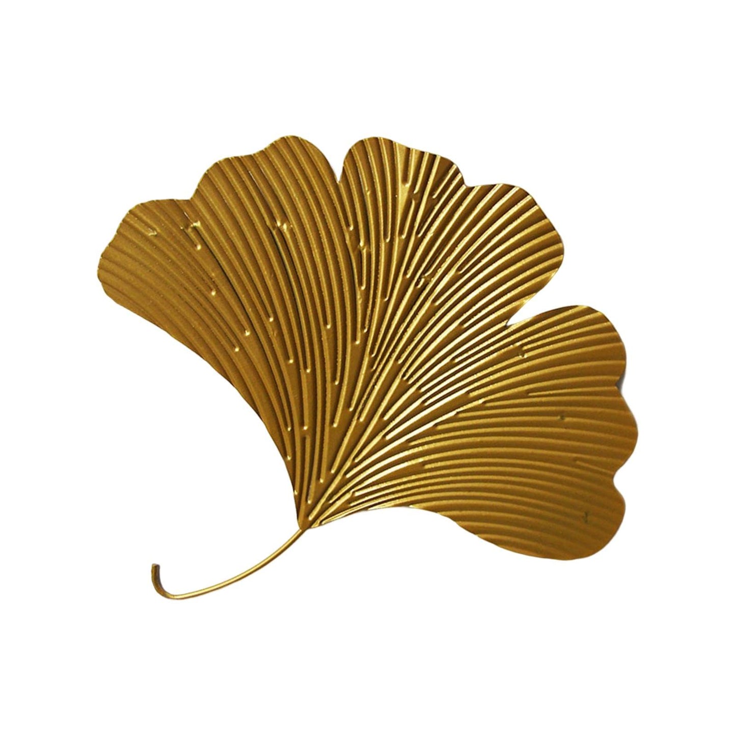 Baoblaze Ginkgo Leaves Wall Art Sculpture, Modern Iron Ginkgo Leaves Wall Decor for Farmhouse, Small (8.27 x 8.27 inches), Bathrooms, Kitchens, Living Rooms, Bedrooms, Children's Home Office