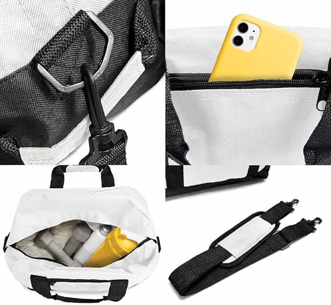 DALIX 14" Small Duffle Bag Two Toned Gym Travel Bag