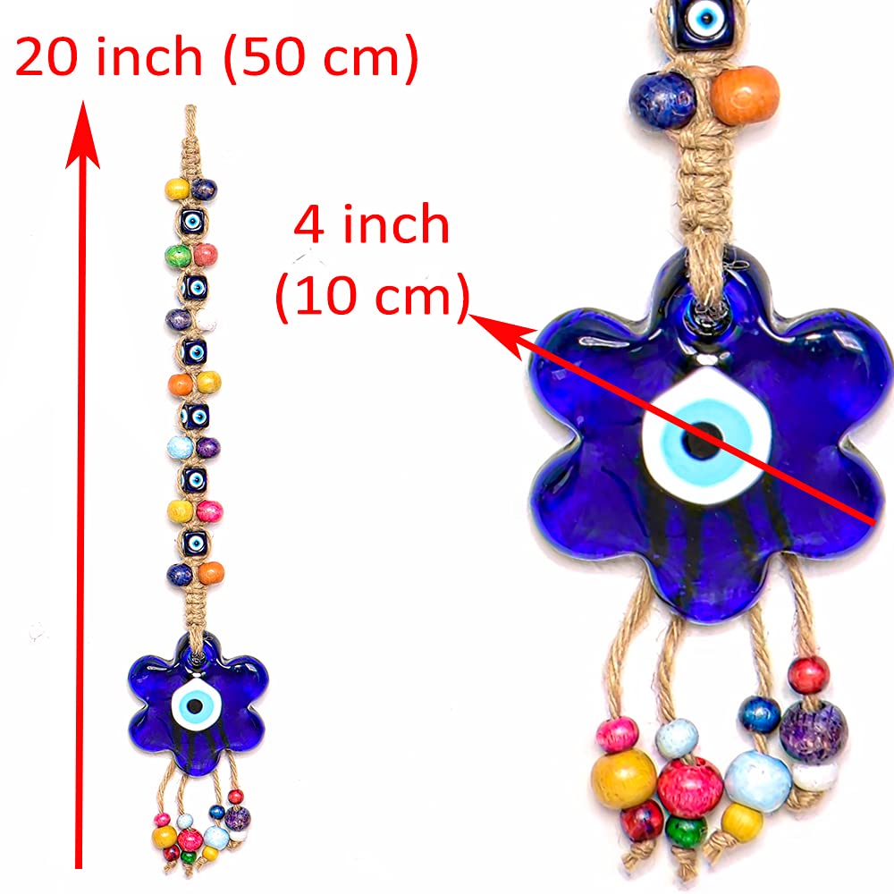 Turkish Evil Eye Nazar Wall Hanging Home Door Decor Decoration Ornament Accessories Glass Charm Ojo Turco Amulet Beads Blue Gift Style Art Protection
